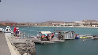 Caleta De Fuste Fuerteventura Walk [upl. by Ilajna]