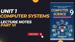 Computer Class 9th fbise New Book 2024  Chapter 1  Computer Systems  Short Lecture Notes  NBF [upl. by Analla243]