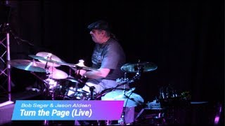 Turn the Page by Bob Seger amp Jason Aldean  Drum Cover Modified Alesis CrimsonLaurin Drums kit [upl. by Daenis]