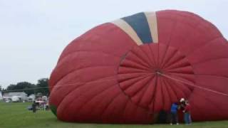 Monroe Wisconsin Balloon Rally 2011 Time lapse [upl. by Ailedua]