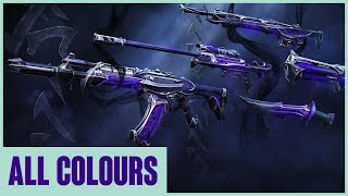 REAVER SKINS SHOWCASE ALL COLOURS  VALORANT REAVER COLLECTION [upl. by Hart]