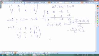 Discutir y resolver sistema de ecuaciones con 2 grados de libertad Matematicas 2 Bachillerato AINTE [upl. by Jelks]