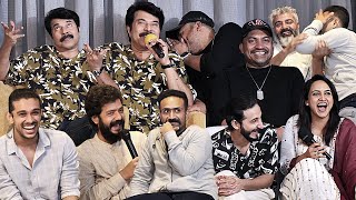 Bheeshma Parvam Team Funny Exclusive Interview  Mammootty  Soubin  Sreenath Basi  Srinda  Lena [upl. by Mun889]