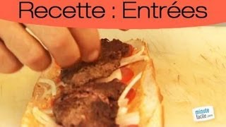 Recette facile  tartines façon burger [upl. by Vassily]