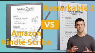 Amazon Kindle Scribe vs Remarkable 2 – Which is the Better ENote Device [upl. by Eerrahs318]