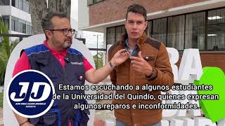 Estudianes de Uniquindío expresan algunas inconformidades [upl. by Shaddock]