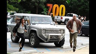 New Ford Bronco Z concept 2004 in film Rampage 2018 with Dwayne Johnson [upl. by Snell]