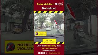 Today Violation 301 Unsafe Road Crossing otr roadsafety chennaitrafficpolice [upl. by Bradan]