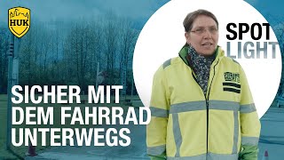 Sicher mit dem Fahrrad unterwegs  Fahrradsicherheit mit der HUKCOBURG  Spotlight [upl. by Aivun]