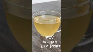 ACV Weight Loss Drink  Weight Loss Detox Drink Recipe shorts [upl. by Wonacott]