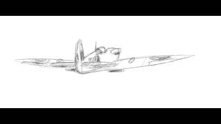 Spitfire from 41 Squadron nails a Doodlebug [upl. by Oona]