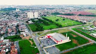 Aparecida de Goiânia  Gramados Centro Juvenil de Recreio visto por cima [upl. by Burk]