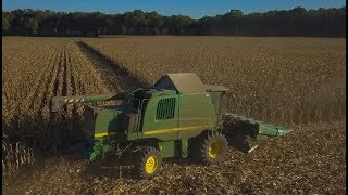 Moisson de maïs 2018 T550 JD 8245r GOPRODJI [upl. by Stanhope]