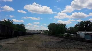 BNSF 7567 East Lockport Illinois [upl. by Channing]