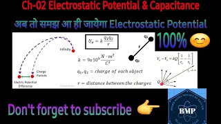 Electrostatic Potential Chapter02 Electrostatic Potential amp Capacitance boardmitraphysics [upl. by Brodeur]