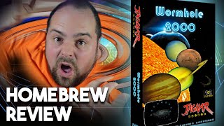 Wormhole 2000 on Atari Jaguar  MGG Homebrew Review [upl. by Pesek]