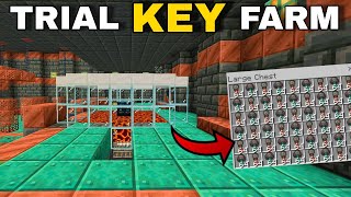 MINECRAFT BEST TRIAL KEY 🔑 farm bedrockPEJava [upl. by Meggy]