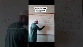 Arabic Lessons for Beginners 15 pt 3 Present tense 3rd person conjugation and practice [upl. by Ognimod]