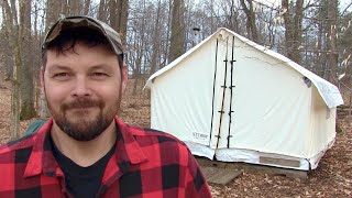 Living in a Wall Tent  Off Grid Homesteading in 2020 [upl. by Hartley]