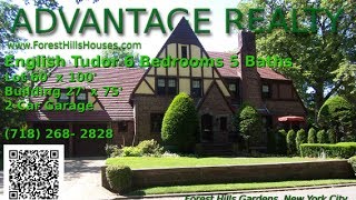 Forest Hills Gardens Atterbury Tudor House [upl. by Hoebart]