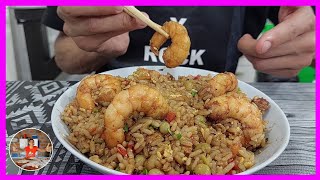 Arroz chino con camarones [upl. by Anirbys]