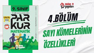 9SINIF PARKUR MATEMATİK 4BÖLÜM SAYI KÜMELERİ sy 7083 [upl. by Anaul]