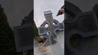 cemetery sandblasting [upl. by Enrev]