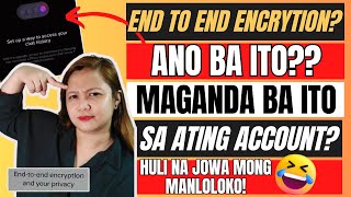 END TO END ENCRYPTION MESSENGER ANO ITO TAGALOG TUTORIAL EXPLAINED  Sarah Jane Semic [upl. by Clarance681]