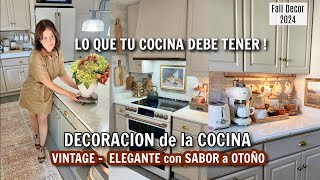 DECORACIÓN de la COCINA con SABOR a OTOÑO🍂IDEAS Elegantes para DECORAR tu COCINA🍂Kitchen Fall Decor [upl. by Efren]