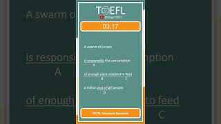 TOEFL Grammar Practice 282  Written Expression Questions Prepositions [upl. by Welton]