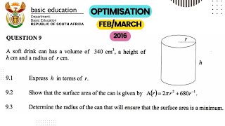 Optimisation  FebMarch 2016  NSCDBE [upl. by Enenaej20]