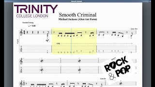 Smooth Criminal Trinity Grade 6 Guitar [upl. by Yebot40]