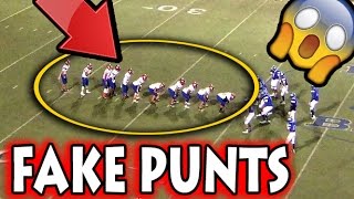 Greatest Fake Punts in Football History [upl. by Angadreme924]