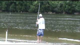 Pesca de praia Bertioga  SP Beach Fishing [upl. by Peti316]