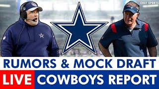 Cowboys Report LIVE Mike McCarthy Future Bill Belichick Rumors Cowboys Injury News amp Mock Draft [upl. by Eaneg234]