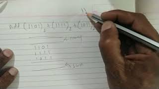 Number system  Practice problem of binary addition  ITI  Diploma  BSC BE  BTECH [upl. by Namlas812]