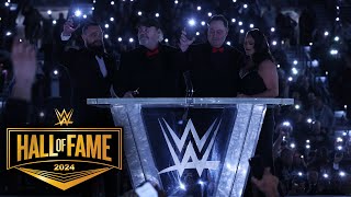 The US Express honor Bray Wyatt with firefly tribute 2024 WWE Hall of Fame highlights [upl. by Nimrahc459]