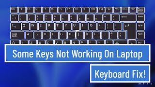 Some Keys Not Working on Laptop Keyboard FIx [upl. by Man]