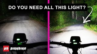 Getting Into Mountain Biking At Night How Powerful Should Your Night Riding Lights Be [upl. by Eelame530]