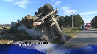 Tractortrailer driver charged in Grimesland accident [upl. by Calvano]