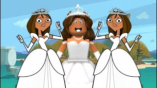 Exploiting in Total Roblox Drama as gown Courtlyn Did i win 👰🏽‍♀️💍 [upl. by Artamas]