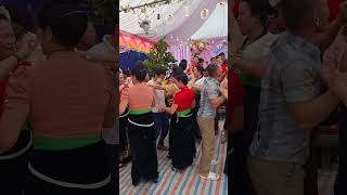 ShortsNhảy sập sàn mừng đám cưới Xuân Hải Hương thảo bản Bó Thanh Hưng Điện Biên dance [upl. by Burkhard]