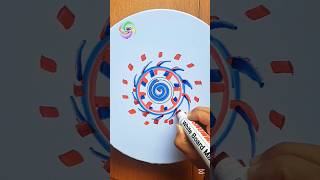 Illusion of Spin art 7drawing draw potterywheel art spinart creative abstractart imagination [upl. by Irep]