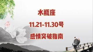 水瓶座，11211130号，感情突破指南 [upl. by Adyeren418]