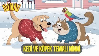 KEDİ VE KÖPEK TEMALI BEBEK NİNNİSİ  Bebekler İçin Uyku Ninnisi ninni [upl. by Rosina]