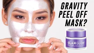 Gravity Mud Peel Off Mask Review  TINA TRIES IT [upl. by Farand]