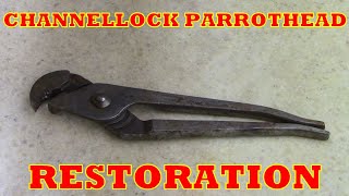 Channellock Parrot head restoration Channellock 410 [upl. by Therron]