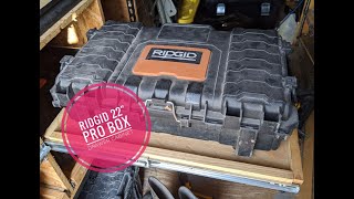 Ridgid 22quot Pro Tool Box Drawer Build [upl. by Nnayllas]