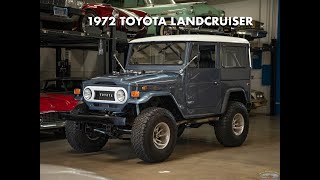 1972 TOYOTA LANDCRUISER arrives for sale at West Coast Classics Torrance CA [upl. by Nitnerb]