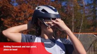 The Cascade LX Womens Lacrosse Headgear — How to Fit the LX [upl. by Seabrooke]